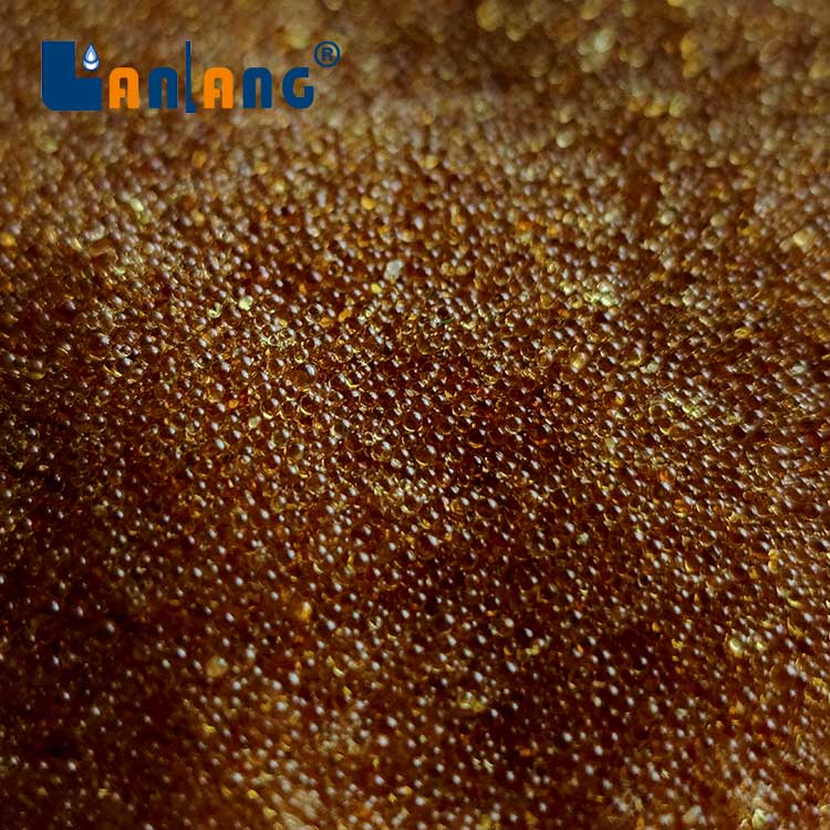 Іонообмінна смола для очищення етиленгліколю